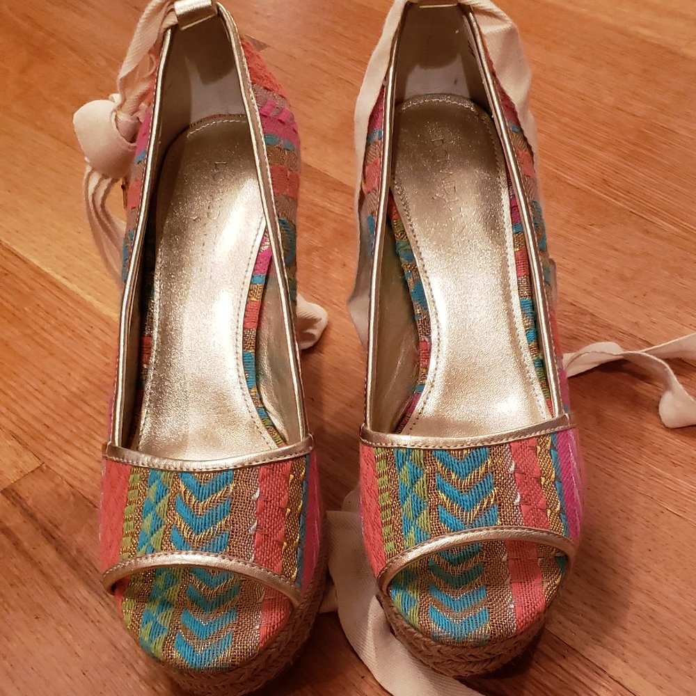 UNIQUE Donald Pliner Wedge Sandals
